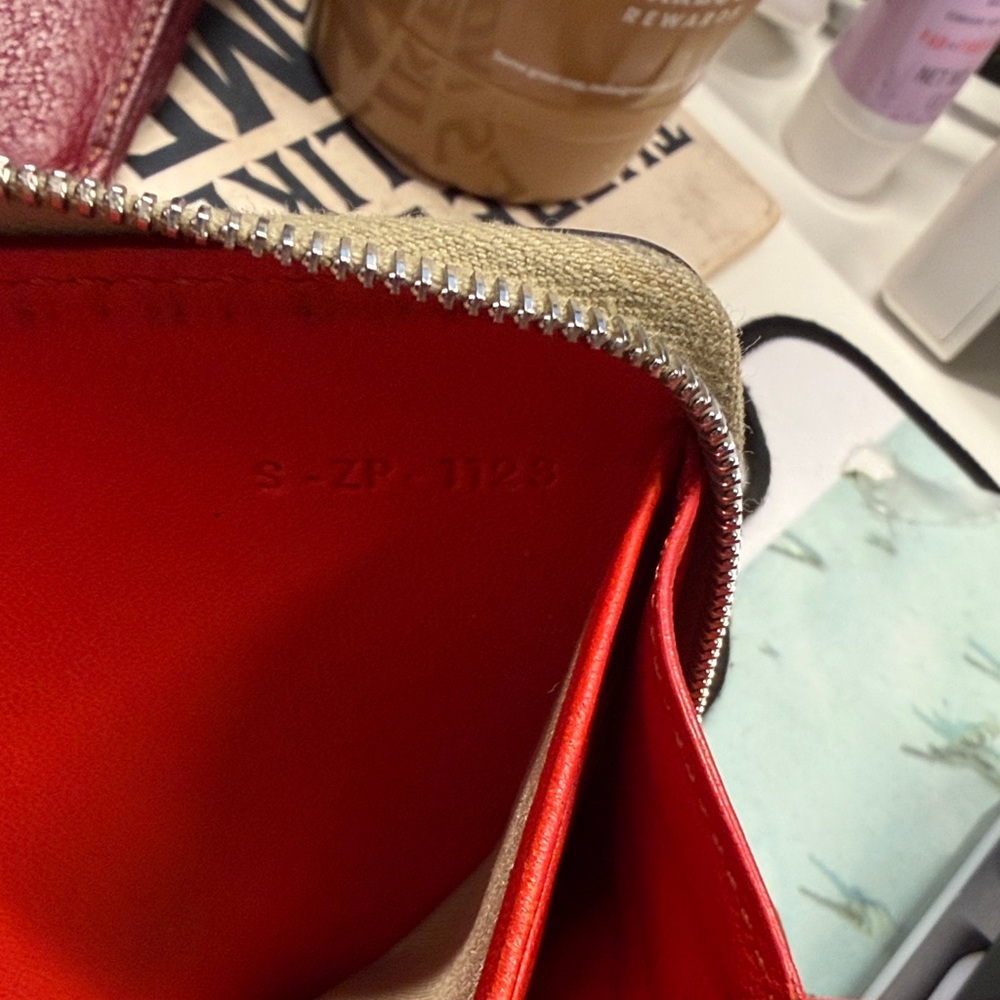 Celine Paris Beige Zip Wallet - Picture 8 of 8